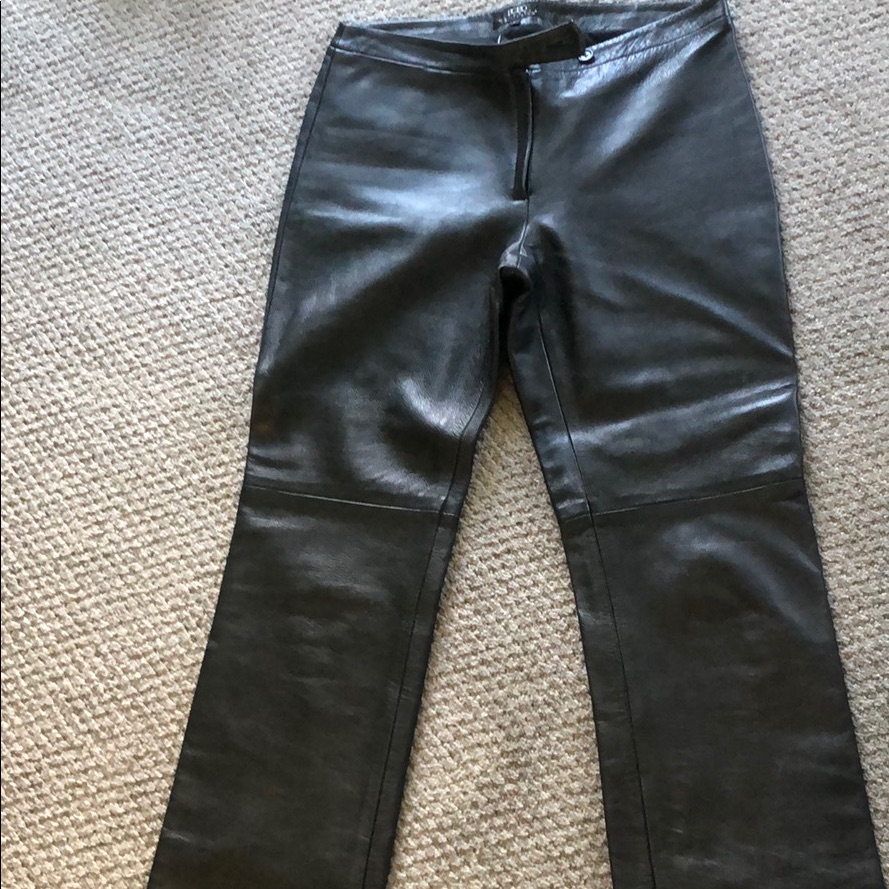 Bcbc Maxazria Collection Size 6 Leather Pants